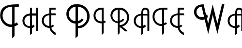 Font : PremireSCapsSSK-Regular Custom Text : The Pirate Way Test your own text here Click to download or to view this font on a tshirt that can be custom printed in Bali