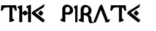 Font : Presley-Press-ExtraBold Custom Text : The Pirate Way Test your own text here Click to download or to view this font on a tshirt that can be custom printed in Bali