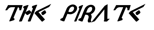 Font : Presley-Press-ExtraBold-Ital Custom Text : The Pirate Way Test your own text here Click to download or to view this font on a tshirt that can be custom printed in Bali
