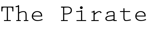 Font : Prestige-Elite-Normal Custom Text : The Pirate Way Test your own text here Click to download or to view this font on a tshirt that can be custom printed in Bali