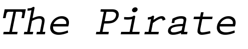 Font : Prestige_Becker_Bold_Oblique Custom Text : The Pirate Way Test your own text here Click to download or to view this font on a tshirt that can be custom printed in Bali