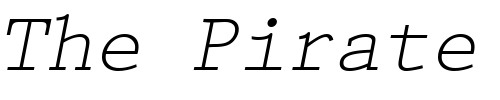 Font : Prestige_Becker_Oblique Custom Text : The Pirate Way Test your own text here Click to download or to view this font on a tshirt that can be custom printed in Bali