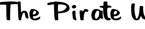 Font : PrevattScriptSSK-Bold Custom Text : The Pirate Way Test your own text here Click to download or to view this font on a tshirt that can be custom printed in Bali