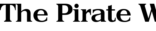 Font : Priamos-Serial-Bold-DB Custom Text : The Pirate Way Test your own text here Click to download or to view this font on a tshirt that can be custom printed in Bali