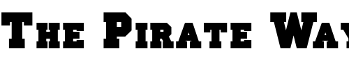 Font : Princeton-Solid-Normal Custom Text : The Pirate Way Test your own text here Click to download or to view this font on a tshirt that can be custom printed in Bali