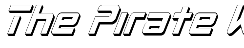 Font : Procyon-Shadow-Italic Custom Text : The Pirate Way Test your own text here Click to download or to view this font on a tshirt that can be custom printed in Bali