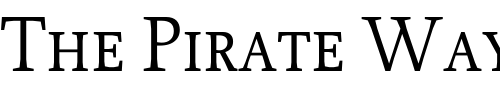 Font : Proforma-BookSC Custom Text : The Pirate Way Test your own text here Click to download or to view this font on a tshirt that can be custom printed in Bali