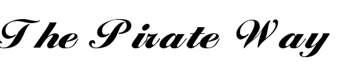 Font : ProgenaScriptSSK-Regular Custom Text : The Pirate Way Test your own text here Click to download or to view this font on a tshirt that can be custom printed in Bali