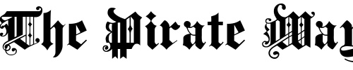 Font : ProgressiveText Custom Text : The Pirate Way Test your own text here Click to download or to view this font on a tshirt that can be custom printed in Bali