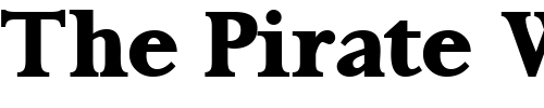 Font : ProrenataDisplaySSK Custom Text : The Pirate Way Test your own text here Click to download or to view this font on a tshirt that can be custom printed in Bali