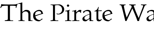 Font : ProsperoRegular Custom Text : The Pirate Way Test your own text here Click to download or to view this font on a tshirt that can be custom printed in Bali
