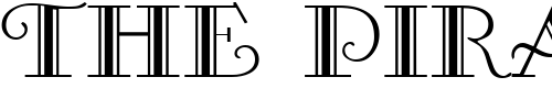Font : ProverDisplayCapsSSK-Regular Custom Text : The Pirate Way Test your own text here Click to download or to view this font on a tshirt that can be custom printed in Bali