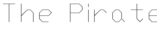Font : Proxy-8 Custom Text : The Pirate Way Test your own text here Click to download or to view this font on a tshirt that can be custom printed in Bali