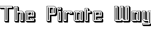 Font : Prussian-Brew-Offset Custom Text : The Pirate Way Test your own text here Click to download or to view this font on a tshirt that can be custom printed in Bali