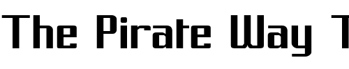 Font : Prussian-Brew-Solid Custom Text : The Pirate Way Test your own text here Click to download or to view this font on a tshirt that can be custom printed in Bali