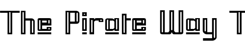 Font : Prussian-Brew-Upper Custom Text : The Pirate Way Test your own text here Click to download or to view this font on a tshirt that can be custom printed in Bali