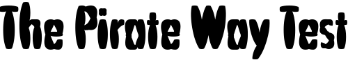 Font : PuffedRiceBlack Custom Text : The Pirate Way Test your own text here Click to download or to view this font on a tshirt that can be custom printed in Bali