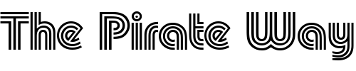 Font : PumpTriD Custom Text : The Pirate Way Test your own text here Click to download or to view this font on a tshirt that can be custom printed in Bali