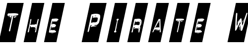 Font : PunchLabelCondensed-Italic Custom Text : The Pirate Way Test your own text here Click to download or to view this font on a tshirt that can be custom printed in Bali
