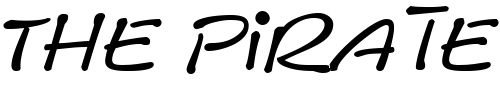 Font : Pyxidium-Quick Custom Text : The Pirate Way Test your own text here Click to download or to view this font on a tshirt that can be custom printed in Bali