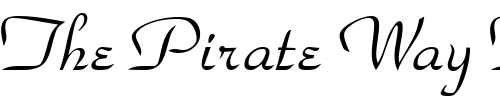 Font : QTBoulevard-Regular Custom Text : The Pirate Way Test your own text here Click to download or to view this font on a tshirt that can be custom printed in Bali