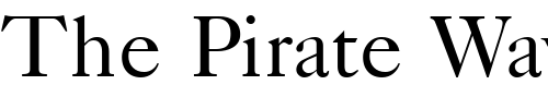 Font : QTCaslan-Regular Custom Text : The Pirate Way Test your own text here Click to download or to view this font on a tshirt that can be custom printed in Bali