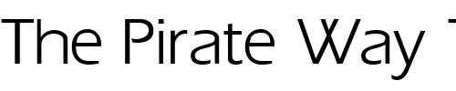 Font : QTEraType-Regular Custom Text : The Pirate Way Test your own text here Click to download or to view this font on a tshirt that can be custom printed in Bali
