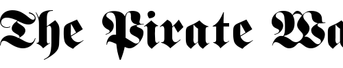 Font : QTFraktur-Regular Custom Text : The Pirate Way Test your own text here Click to download or to view this font on a tshirt that can be custom printed in Bali