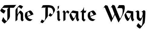 Font : QTHeidelbergType-Regular Custom Text : The Pirate Way Test your own text here Click to download or to view this font on a tshirt that can be custom printed in Bali