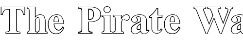 Font : QTTimeOutline-Regular Custom Text : The Pirate Way Test your own text here Click to download or to view this font on a tshirt that can be custom printed in Bali