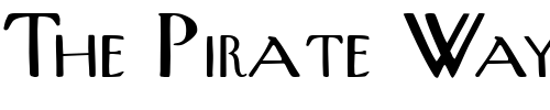 Font : QTWestEnd-Regular Custom Text : The Pirate Way Test your own text here Click to download or to view this font on a tshirt that can be custom printed in Bali