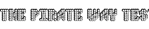 Font : QuadEq Custom Text : The Pirate Way Test your own text here Click to download or to view this font on a tshirt that can be custom printed in Bali