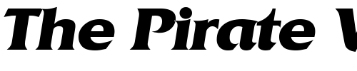 Font : Quadrat-BoldIta Custom Text : The Pirate Way Test your own text here Click to download or to view this font on a tshirt that can be custom printed in Bali