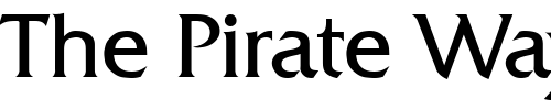 Font : Quadrata-SF Custom Text : The Pirate Way Test your own text here Click to download or to view this font on a tshirt that can be custom printed in Bali