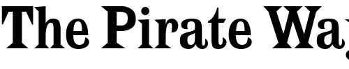 Font : QuantumBoldCondensed Custom Text : The Pirate Way Test your own text here Click to download or to view this font on a tshirt that can be custom printed in Bali