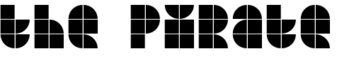 Font : Quarterround-Tile Custom Text : The Pirate Way Test your own text here Click to download or to view this font on a tshirt that can be custom printed in Bali