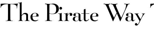 Font : QuartierBook Custom Text : The Pirate Way Test your own text here Click to download or to view this font on a tshirt that can be custom printed in Bali
