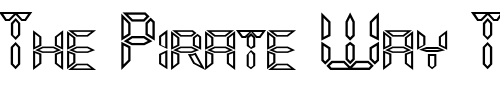 Font : Quartz-Open Custom Text : The Pirate Way Test your own text here Click to download or to view this font on a tshirt that can be custom printed in Bali