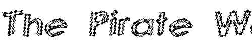 Font : Quaverly-G98 Custom Text : The Pirate Way Test your own text here Click to download or to view this font on a tshirt that can be custom printed in Bali