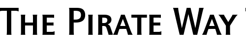 Font : QuaySansMdSCITCTT Custom Text : The Pirate Way Test your own text here Click to download or to view this font on a tshirt that can be custom printed in Bali
