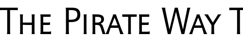 Font : QuaySansSCITCTT Custom Text : The Pirate Way Test your own text here Click to download or to view this font on a tshirt that can be custom printed in Bali