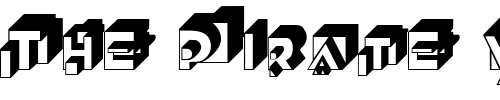Font : Qubist Custom Text : The Pirate Way Test your own text here Click to download or to view this font on a tshirt that can be custom printed in Bali