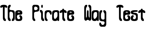 Font : Queasy-BRK Custom Text : The Pirate Way Test your own text here Click to download or to view this font on a tshirt that can be custom printed in Bali