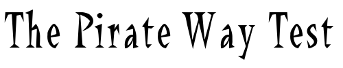 Font : QuetzalcoatlCondensed Custom Text : The Pirate Way Test your own text here Click to download or to view this font on a tshirt that can be custom printed in Bali