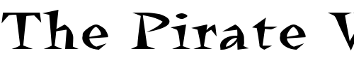 Font : QuetzalcoatlExtended Custom Text : The Pirate Way Test your own text here Click to download or to view this font on a tshirt that can be custom printed in Bali
