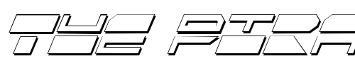 Font : Quickmark-Cond-Shadow-Ital Custom Text : The Pirate Way Test your own text here Click to download or to view this font on a tshirt that can be custom printed in Bali