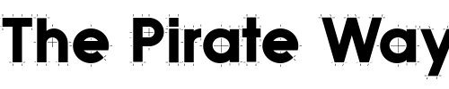 Font : QuicksansAccurateICG-Solid Custom Text : The Pirate Way Test your own text here Click to download or to view this font on a tshirt that can be custom printed in Bali