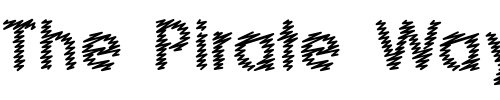 Font : QuicksansFastICG Custom Text : The Pirate Way Test your own text here Click to download or to view this font on a tshirt that can be custom printed in Bali