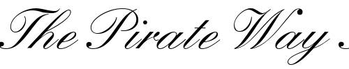 Font : Quill-Script-SSi Custom Text : The Pirate Way Test your own text here Click to download or to view this font on a tshirt that can be custom printed in Bali
