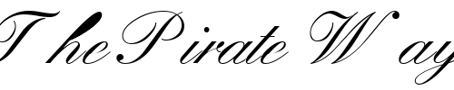 Font : QuillScriptSSK-Regular Custom Text : The Pirate Way Test your own text here Click to download or to view this font on a tshirt that can be custom printed in Bali